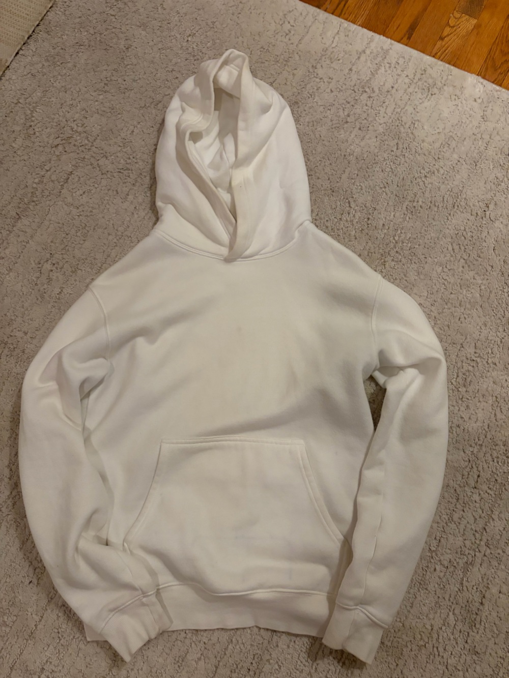 Aritzia White Hoodie size Small